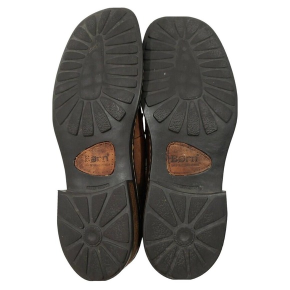 Born Hand Crafted Footwear Loafers Slip On Men Brown Leather10/44 M/W M9560 CKF9 - Picture 12 of 16